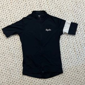 Rapha women’s zip tee with back pockets size small